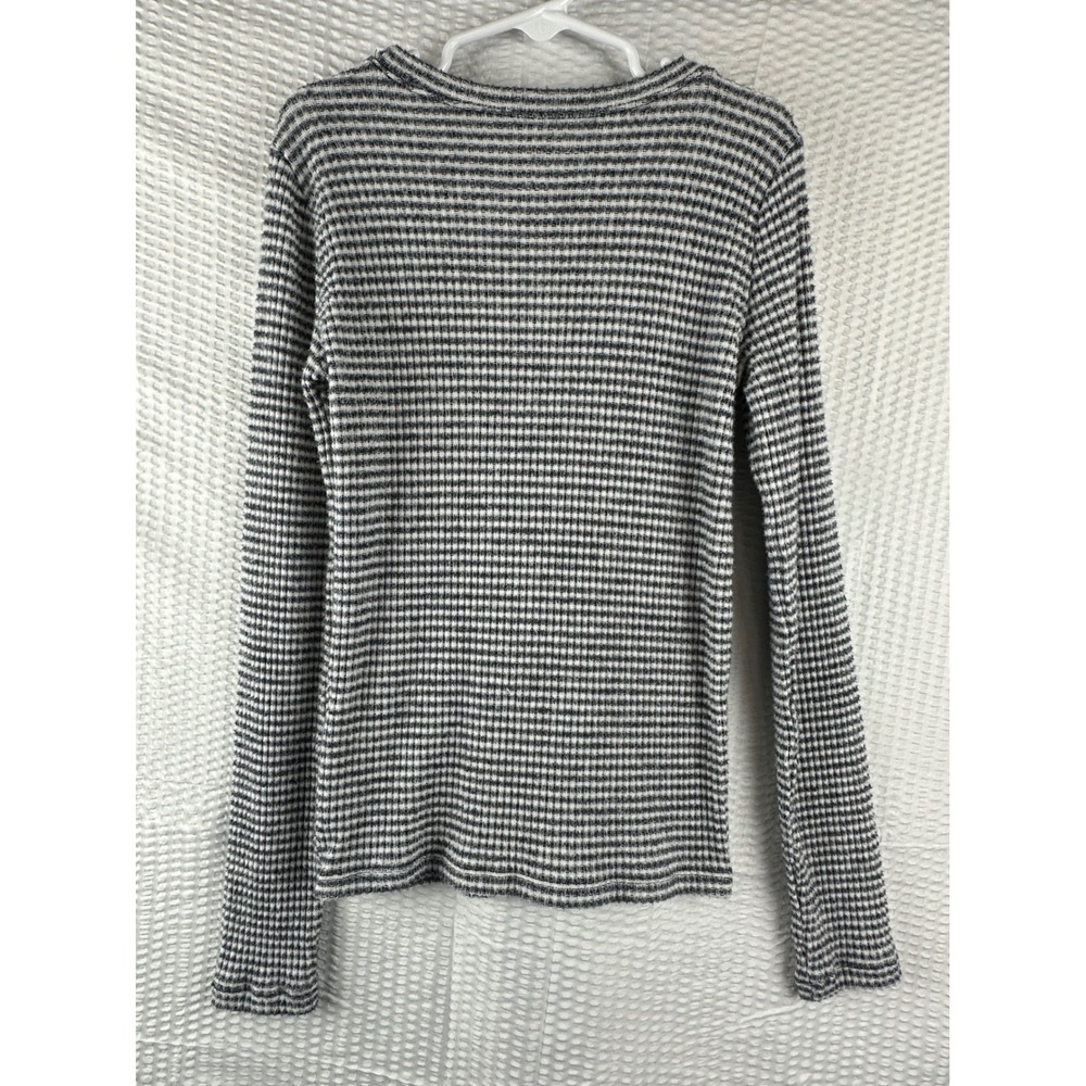 ABERCROMBIE KIDS Gray Striped Long Sleeve Shirt size 9/10‎ - Picture 8 of 11